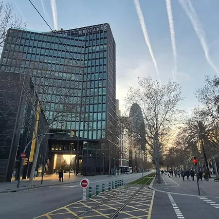 Apartamento En Avenida Diagonal - Torre Glorias - Angeles Terraza Barcelona Exterior photo